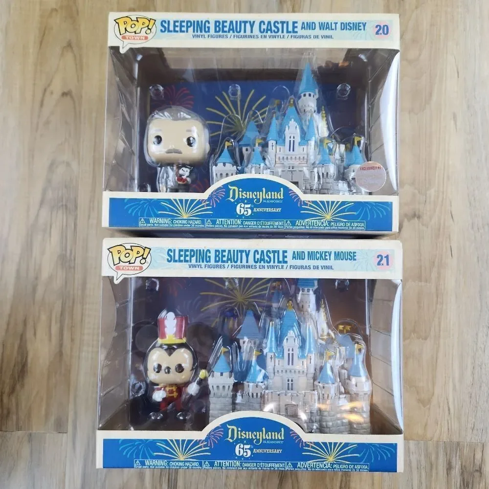 🩵NIB Disney Funko Exclusive 65th Anniversary Walt & Sleeping Beauty Castle - Picture 12 of 14